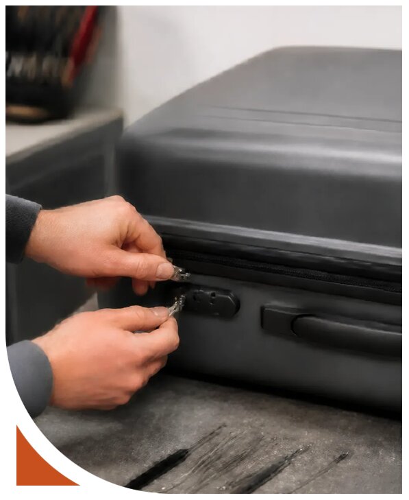 Вскрытие замка чемодана в Кинешме от 1516 р. | Разлок-Кнш